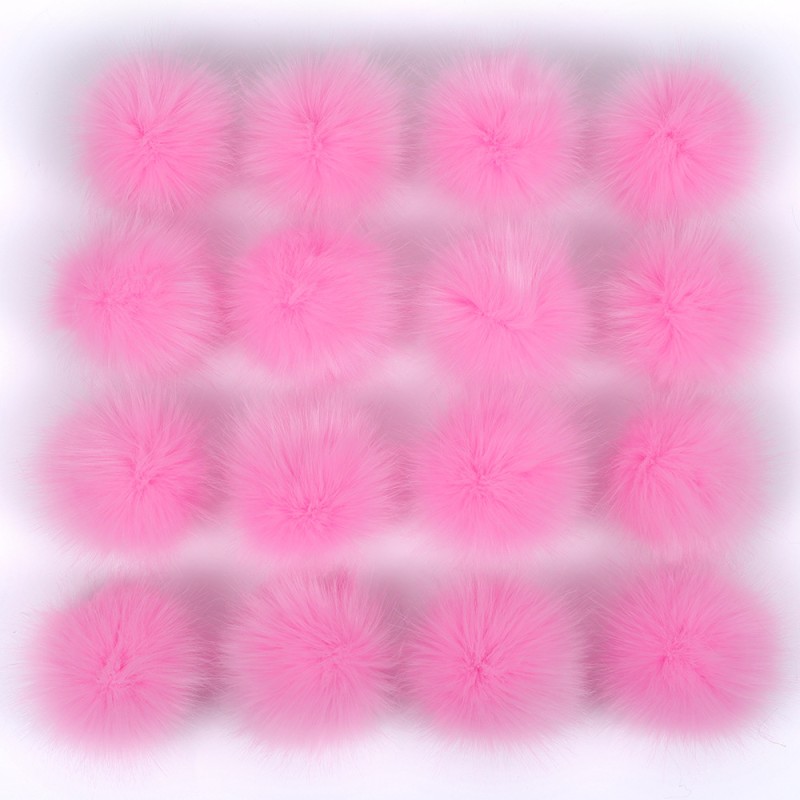 Faux Fur Pom Factory - 10cm Fluffy Pom Ball for DIY