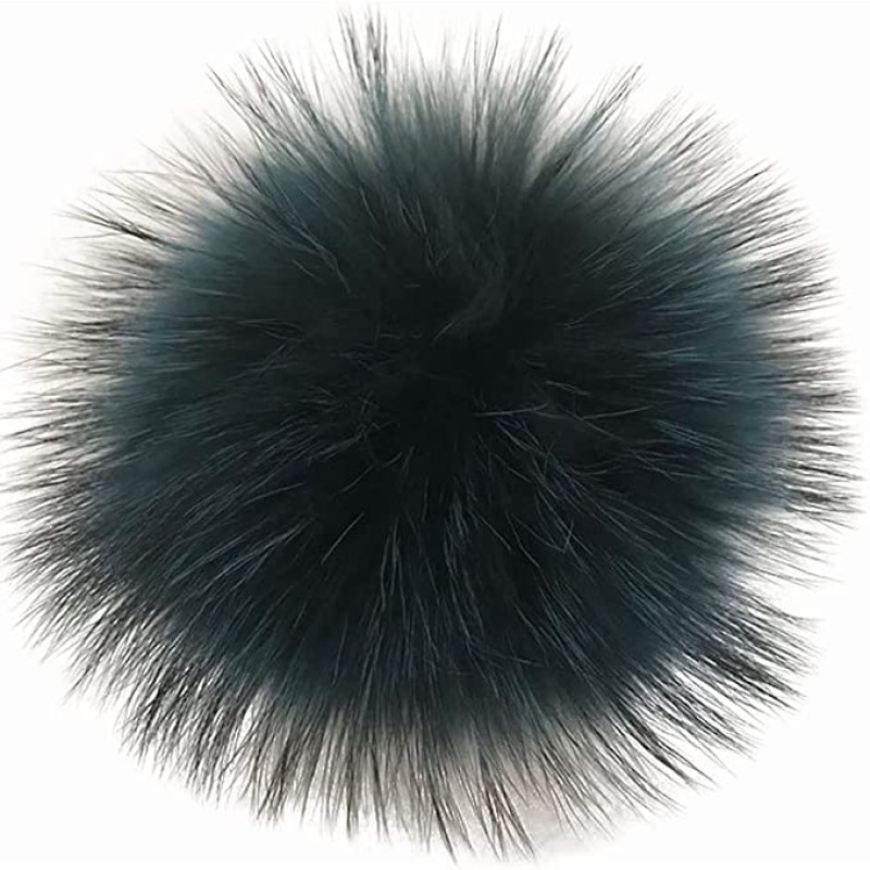 Fur Pom Manufacturer - Natural Hairball Pom with Snap