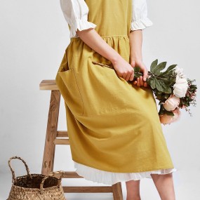 Apron Factory - Korean Style Cotton Bib Chef