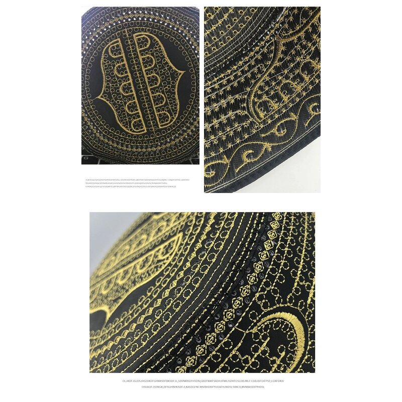 Muslim Hat Factory - Embroidered Kufi Prayer Cap