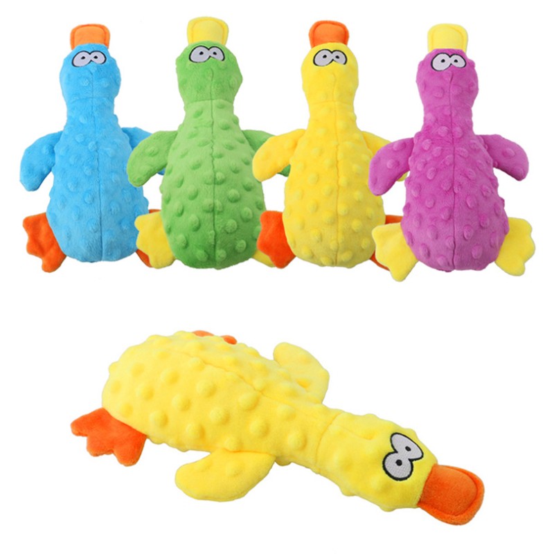 Dog Toy Factory - Interactive Duck Shaped Squeak