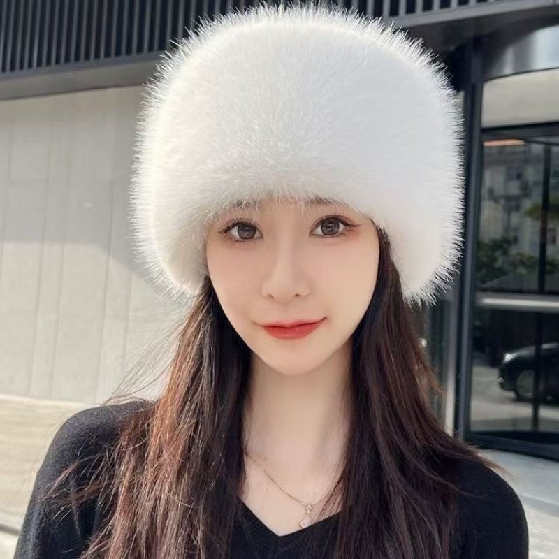 Winter Hat Manufacturer - Women's Faux Fur Plush Beanie