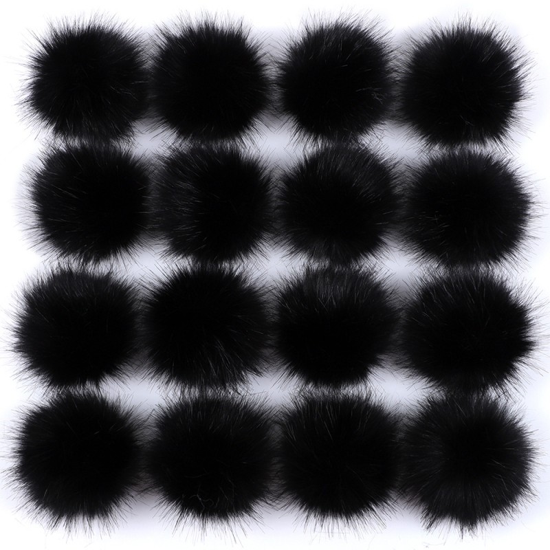 Faux Fur Pom Factory - 10cm Fluffy Pom Ball for DIY