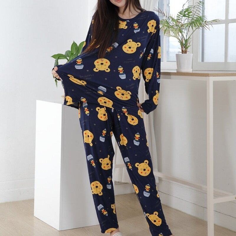 Pajama Set Manufacturer - Women's 2 Piece Long Sleeve