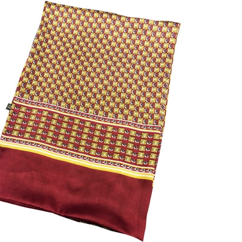 Silk Scarf Manufacturer - Men's Satin Printed Neckerchief