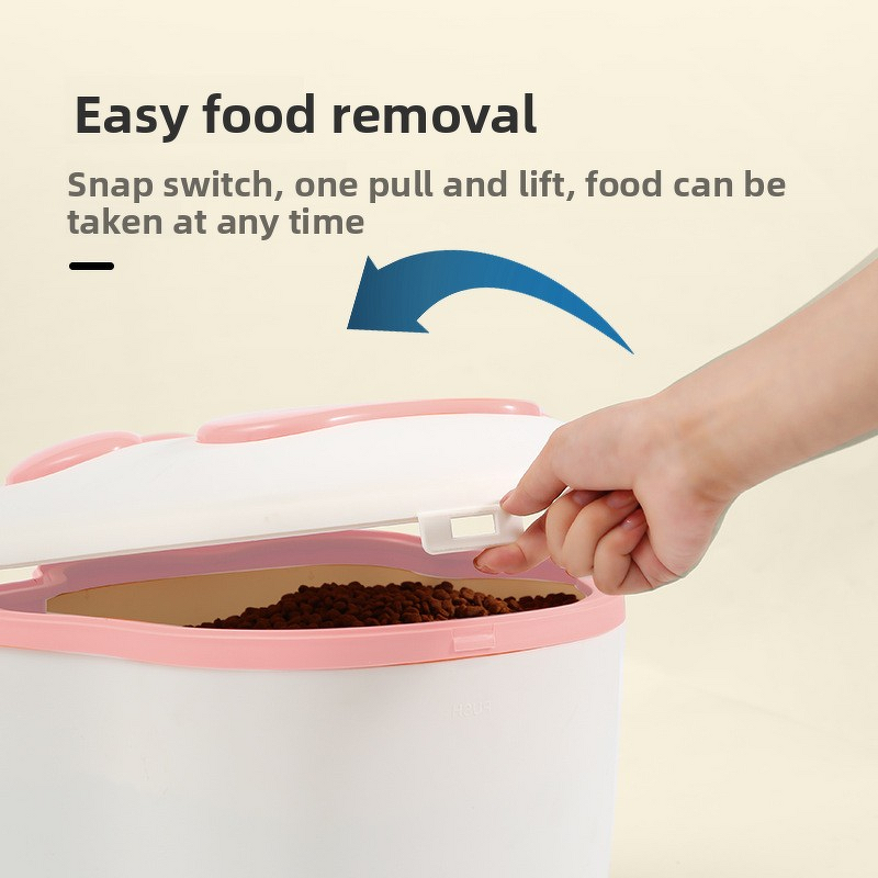 Pet Food Container Factory - Large Storage Bucket with Scoop