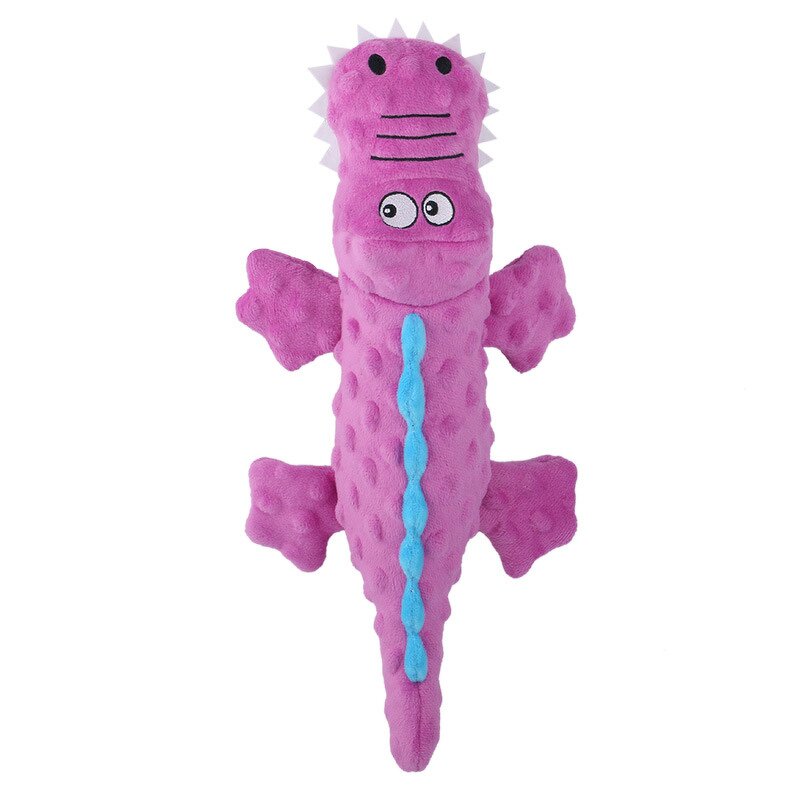 Dog Chew Toy Factory - Crocodile Shaped Squeaky Velvet