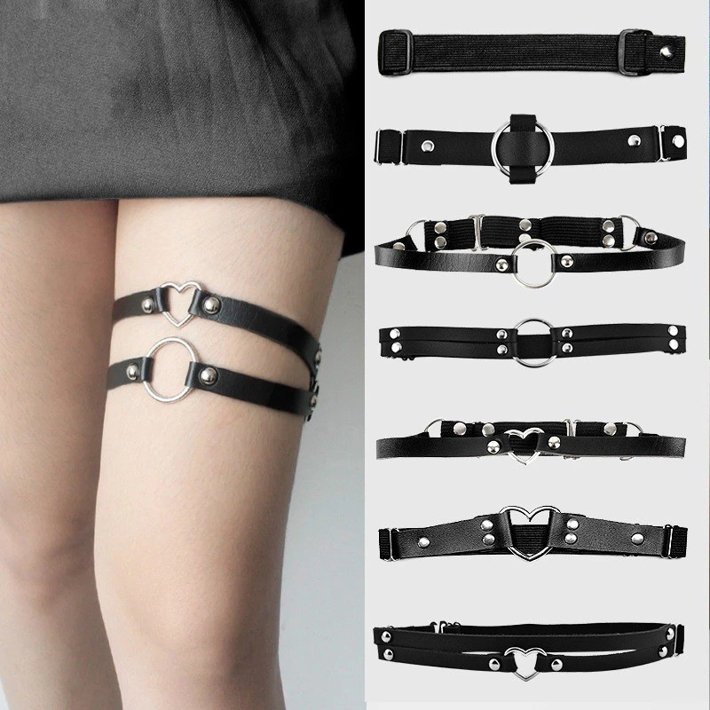 Leg Ring Manufacturer - Adjustable Leather Punk Collar