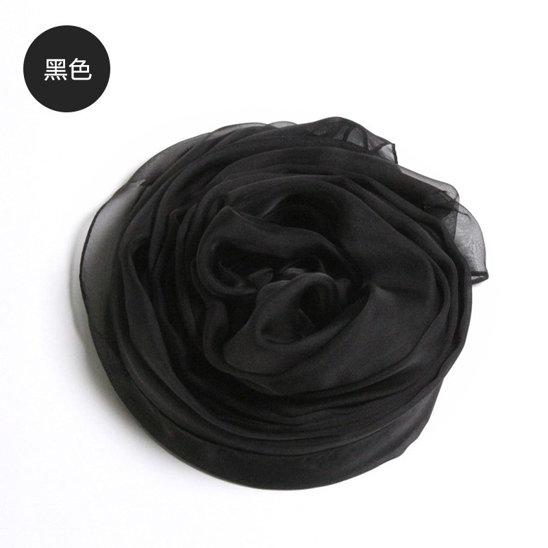 Silk Shawl Factory - Big Women's Pure Color Beach