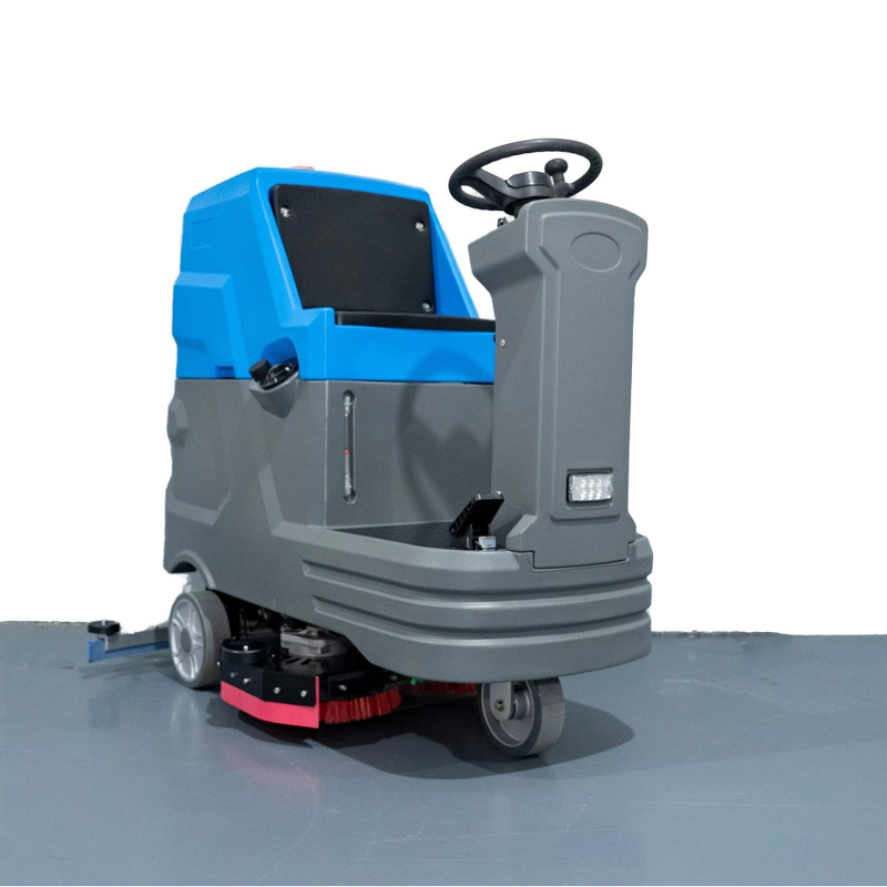 Industrial Ride-On Floor Scrubber - 85L 24V Factory