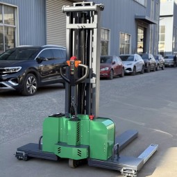 Electric Self Loading Stacker - 1000kg 1.5m Lift Factory