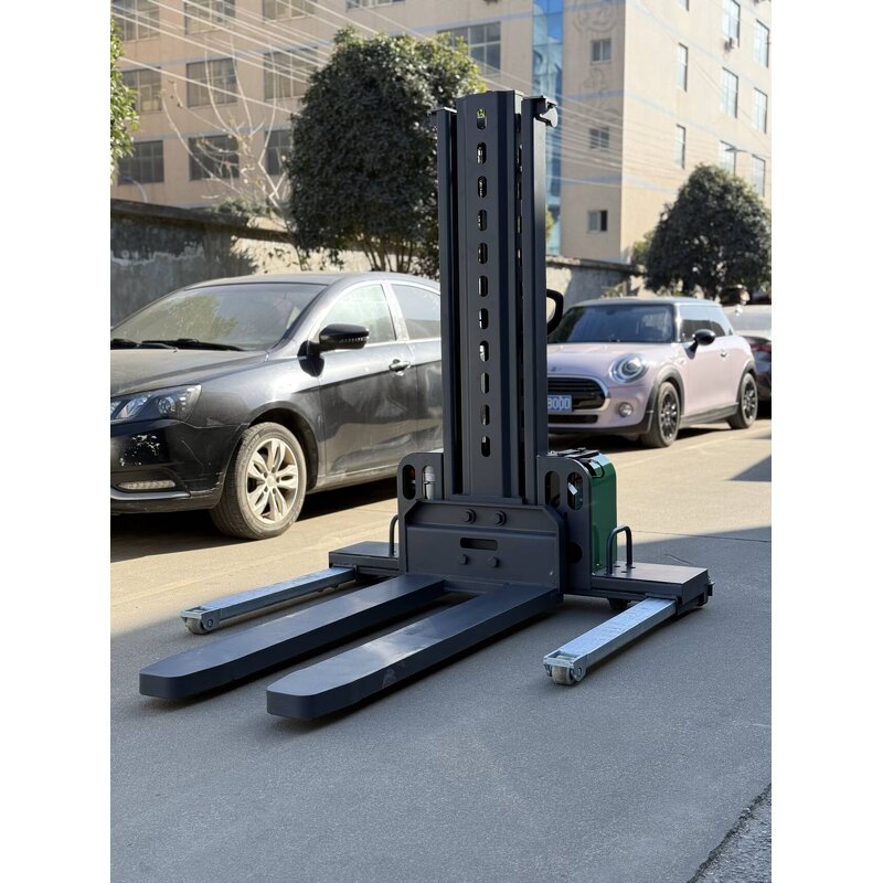 Electric Self Loading Stacker - 1000kg 1.5m Lift Factory