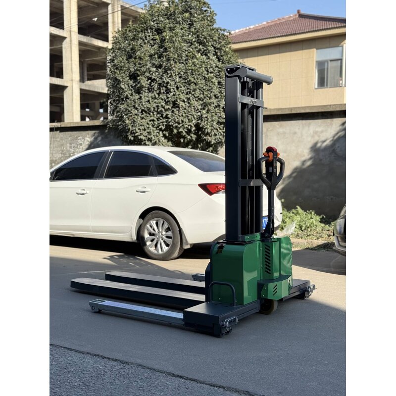Electric Self Loading Stacker - 1000kg 1.5m Lift Factory