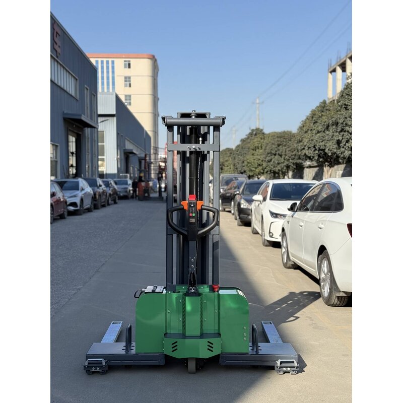 Electric Self Loading Stacker - 1000kg 1.5m Lift Factory
