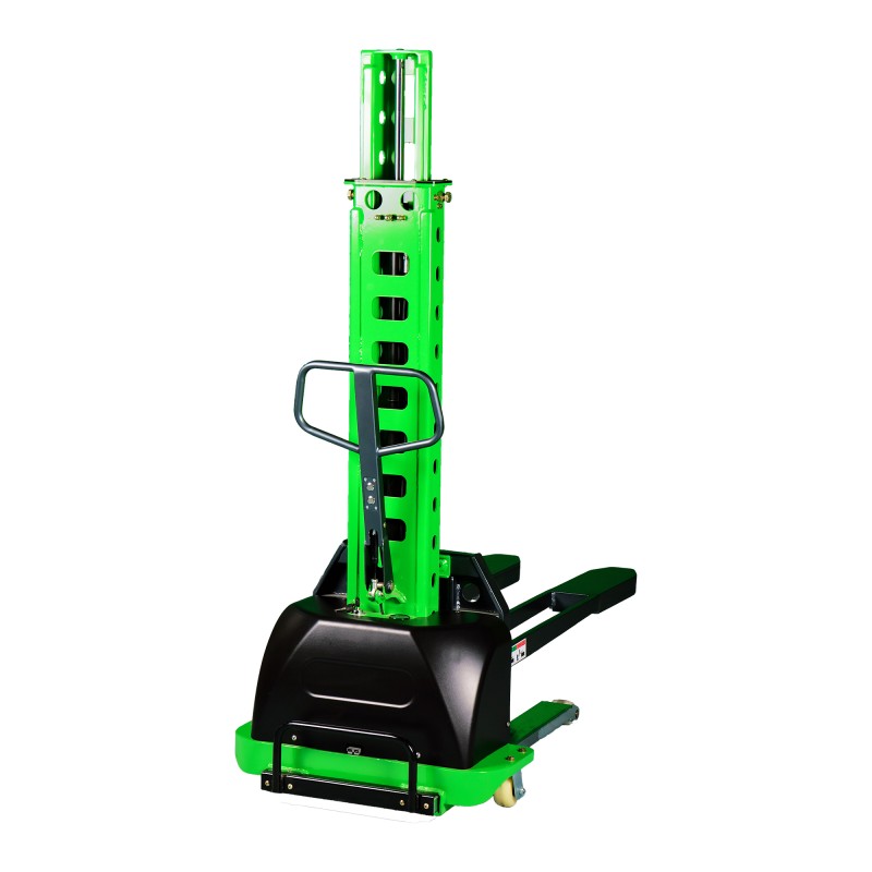 Electric Semi Lift Stacker - 500-1000kg Stand on Factory