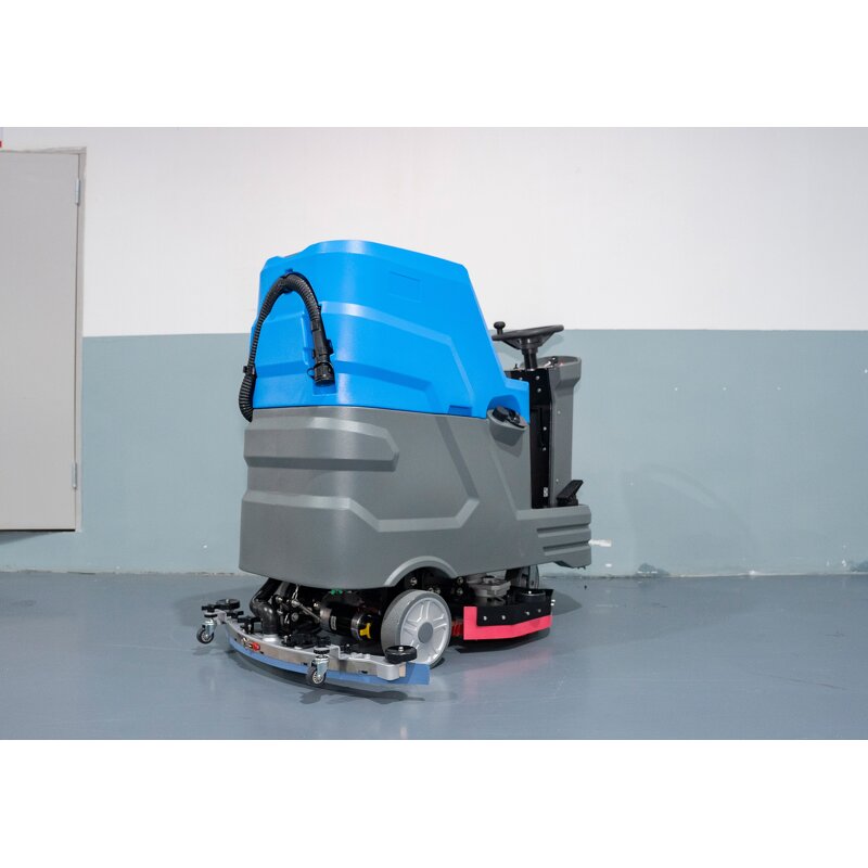 Industrial Ride-On Floor Scrubber - 85L 24V Factory