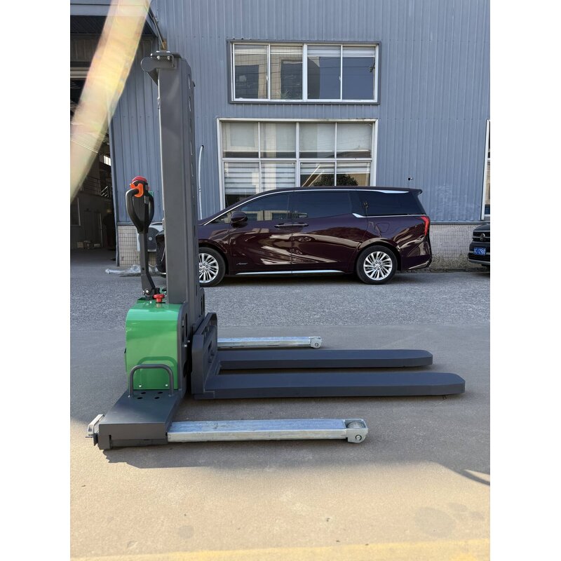 Electric Self Loading Stacker - 1000kg 1.5m Lift Factory