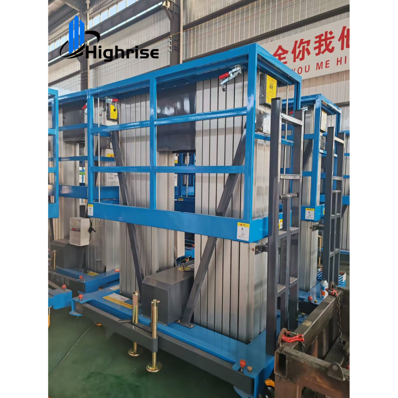 Aerial Work Platform Factory - 12m Single Mast Aluminum CE