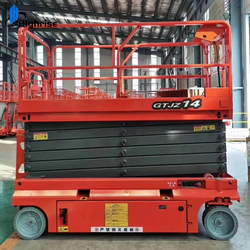 Scissor Lift Factory - 12m Self Propelled Hydraulic Cheap
