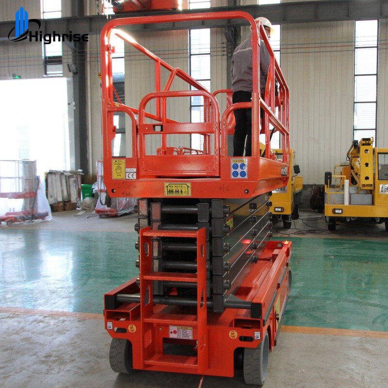 Scissor Lift Factory - 12m Self Propelled Hydraulic Cheap