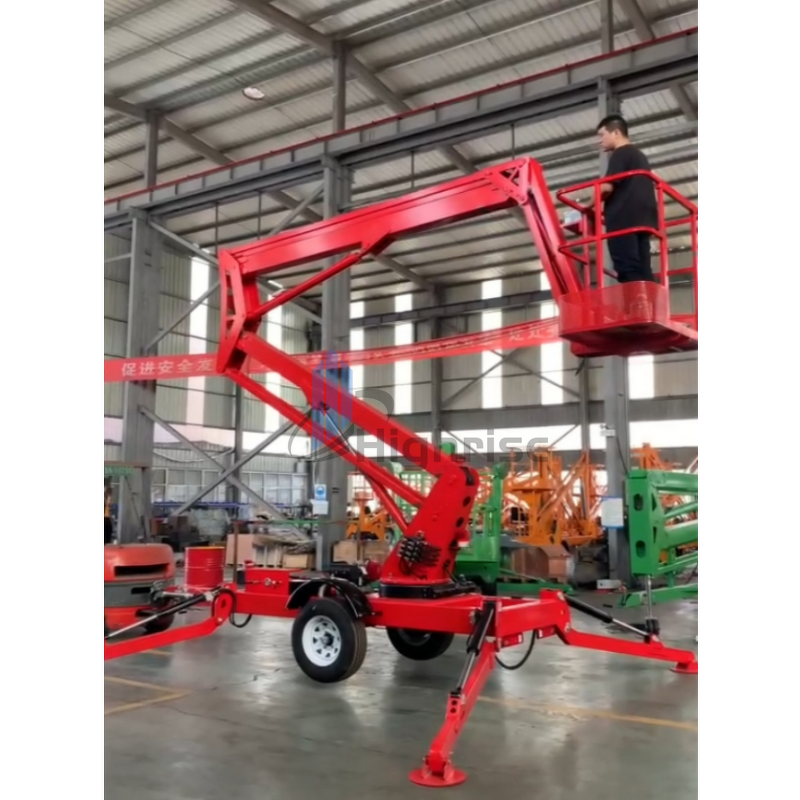Boom Lift Manufacturer - 8-16m Trailer Mounted 200kg Load