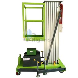 Aluminum Mast Manlift Manufacturer - 6-11m Telescopic One Person