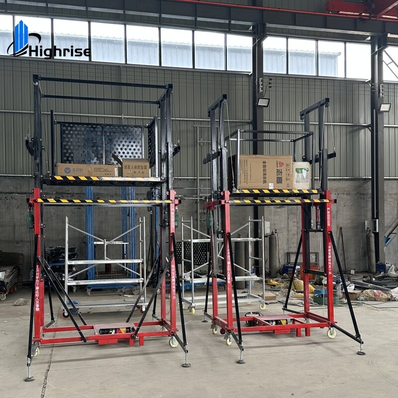 Electric Scaffolding Manufacturer - 6m Mobile Foldable 500kg
