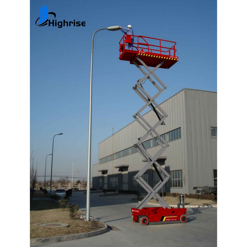 Scissor Lift Factory - 12m Self Propelled Hydraulic Cheap