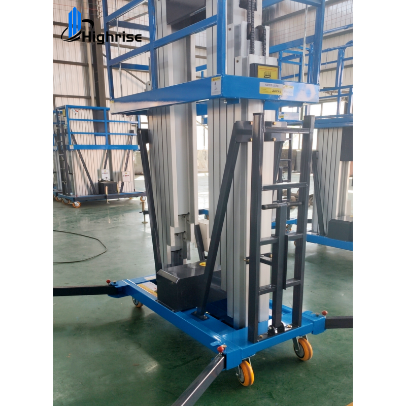 Aluminum Mast Manlift Manufacturer - 6-11m Telescopic One Person