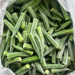 ALL Vegetable Custom Shape Whole Slice Strip Dice Fresh IQF Frozen Okra