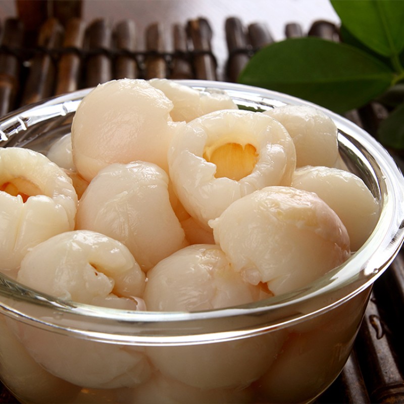 OEM ODM Free Sample Custom Package Factory Wholesale Price Fruit Organic 567g Canned Lychee