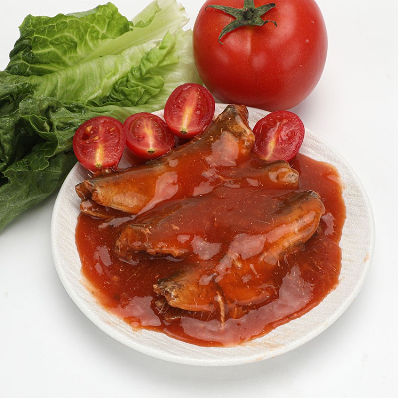 OEM ODM Free Sample Tomato Sauce Canned Seafood High-quality Sardine Delicious Nutrition Canned Fish