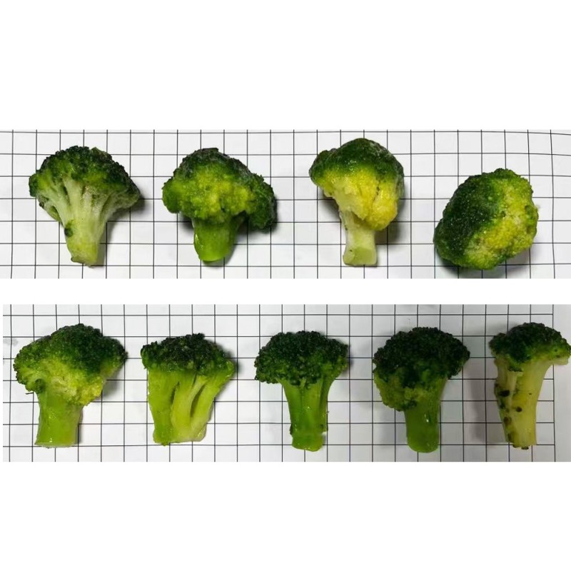 All Vegetable Choose Custom Shape Whole Slice Strip Dice China Supplier Wholesaler Fresh IQF Frozen Broccoli Green Cauliflower