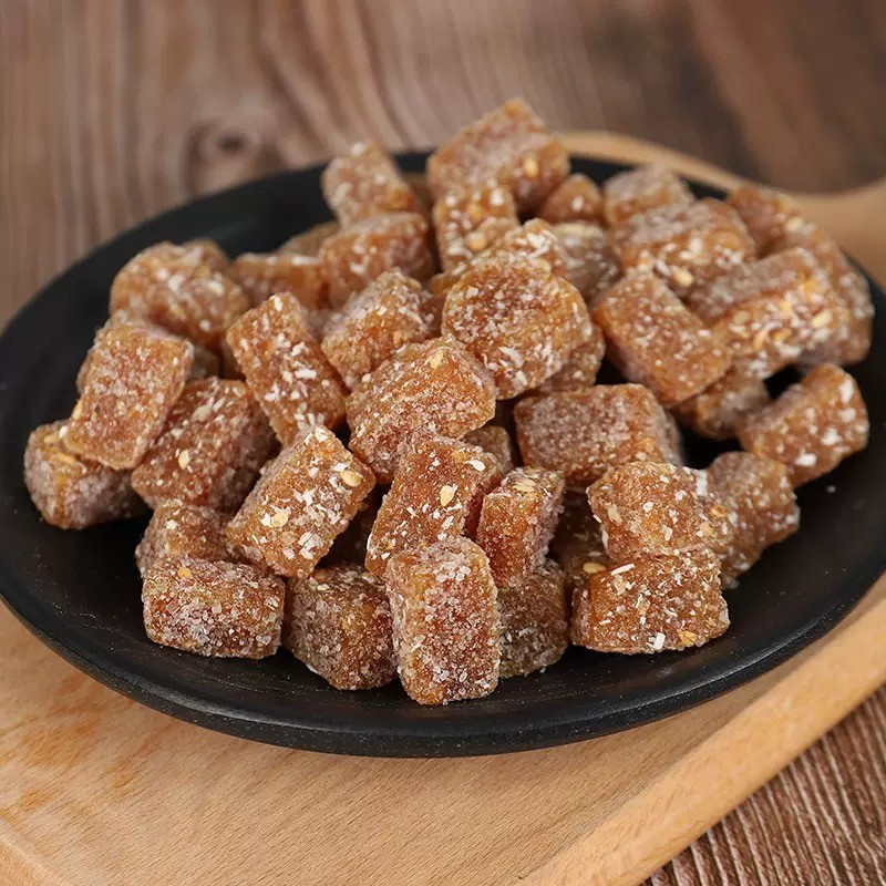 Free Sample OEM ODM Custom Package Dispel Cold Ginger Chews Candy Snack Gummy Jelly Healthy Gingerbon Coated Bonbon Soft Ginger