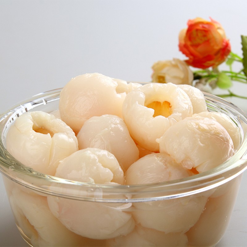 OEM ODM Free Sample Custom Package Factory Wholesale Price Fruit Litchi Organic 567g Canned Lychee