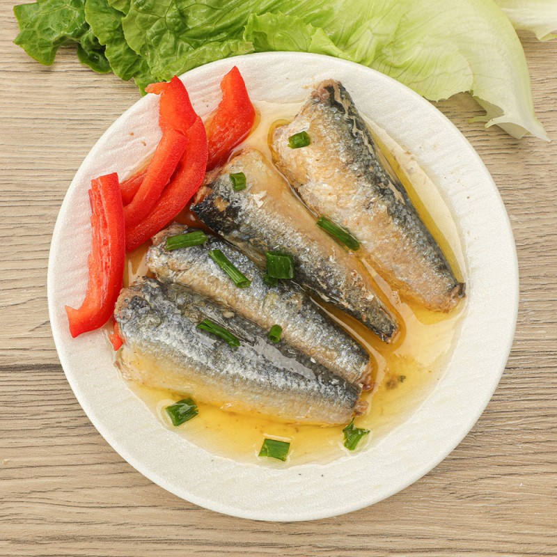 OEM ODM Free Sample Custom Package Canned Sardine In Oil 125g