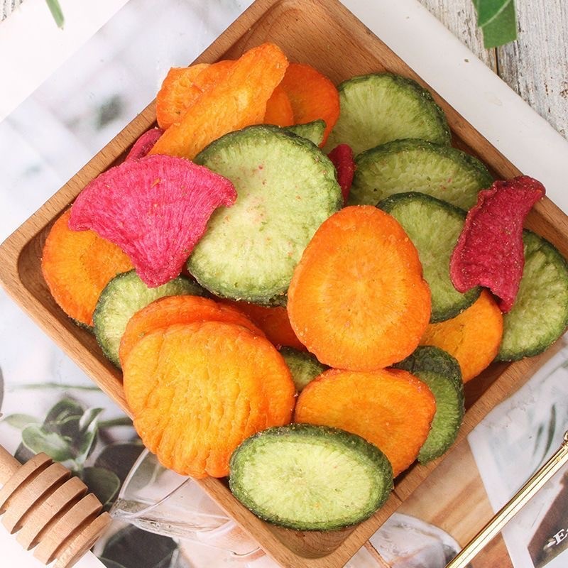 Free Sample Customized Packaging Crispy High-quality Low-temperature Fried Mixed Vegetable Chips