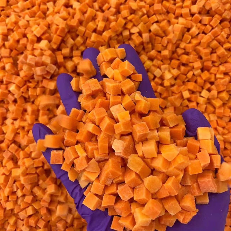 All Vegetable Choose Custom Shape Whole Slice Strip Dice China Supplier Wholesaler Fresh IQF Frozen Carrot