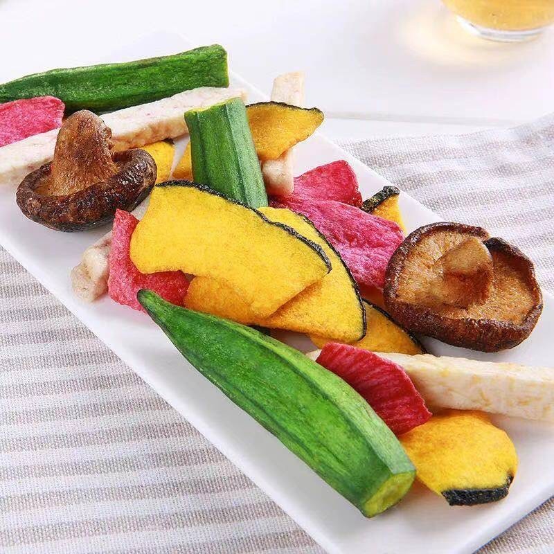 Hot Sales Free Sample Low-temperature Fried Mixed Vegetable Chips