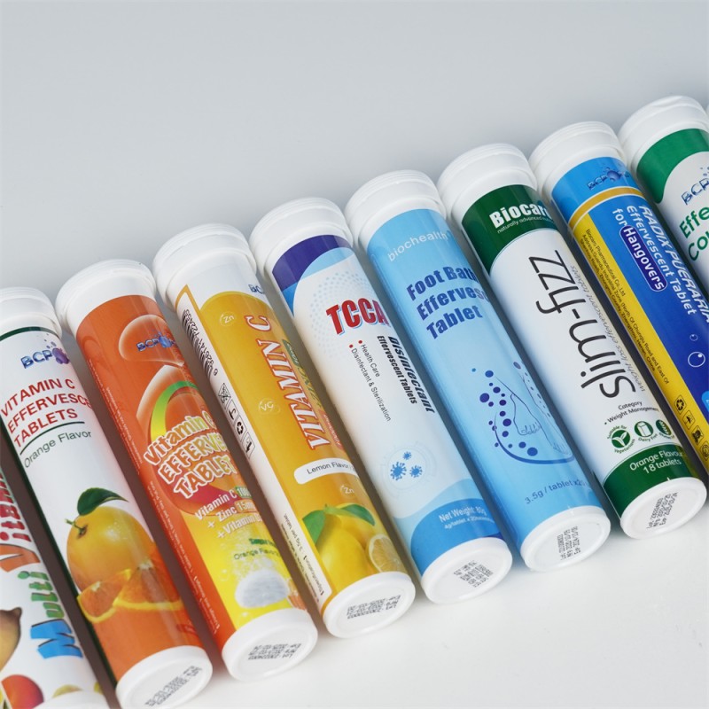 Biocaro Oem Private Label Custom Effervescent Tablet Soft Drink Fast Delivery Sports Supplements Effervescent Electrolyte Tablet