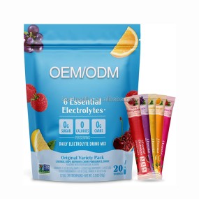 BIOCCHN Replenisher Electrolyte Drink Mix Hydration Packets with 6 Electrolytes & Minerals Keto, Non-GMO Electrolyte Powder