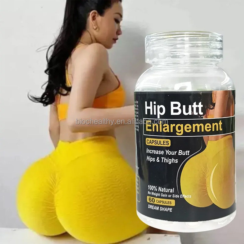 BIOCRICH Maca Plus Curves Extreme Butt Hips Enhancement Maca Root Capsules Body Enhancer for Enlarged Buttocks