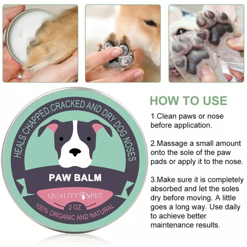 OEM Dog Paw Balm 60g Pet Dog Paw Cleaner Paw Balm for Dogs