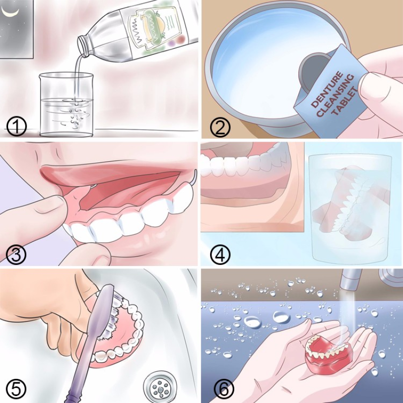 New Arrival Biocaro OEM Effervescent Tablets Manufacturer Good Price Denture Cleansing Tablets for Deep Teeth Whitening