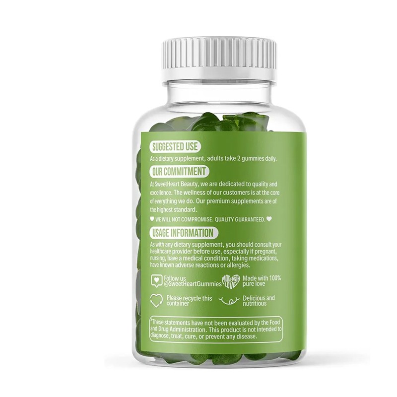 BIOCCHN New Arrival Matcha Green Tea Gummies Vegan Organic Matcha Provide Energy & Focus