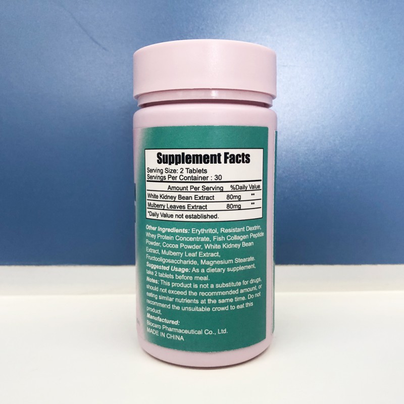 New Arrival Herbal Capsule White Kidney Bean Mulberry Leaf Extract Tablets