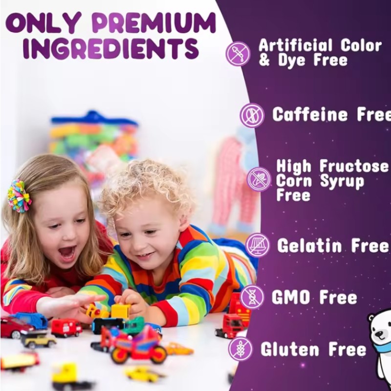 BIOCCHN OEM/ODM Halal High Quality Multivitamin Gummies Biotin Gummies Children boost Immunity Kids Multivitamin Gummies