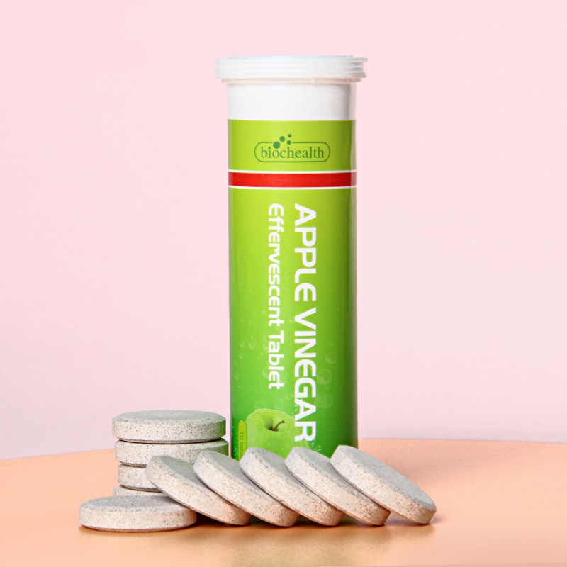 OEM Private Label Customized Formula Supplements Apple Cider Vinegar Effervescent Tablet