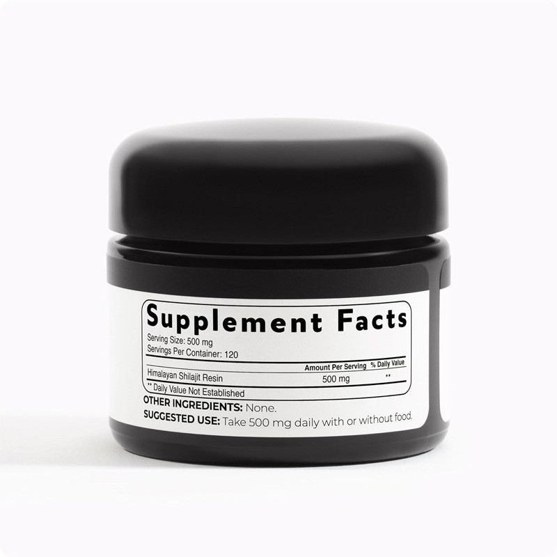 BIOCCHN Authentic Pure Himalayan Shilajit Resin Large Jar Natural Minerals&85% Fulvic Acids Dietary Supplement for Whole Body