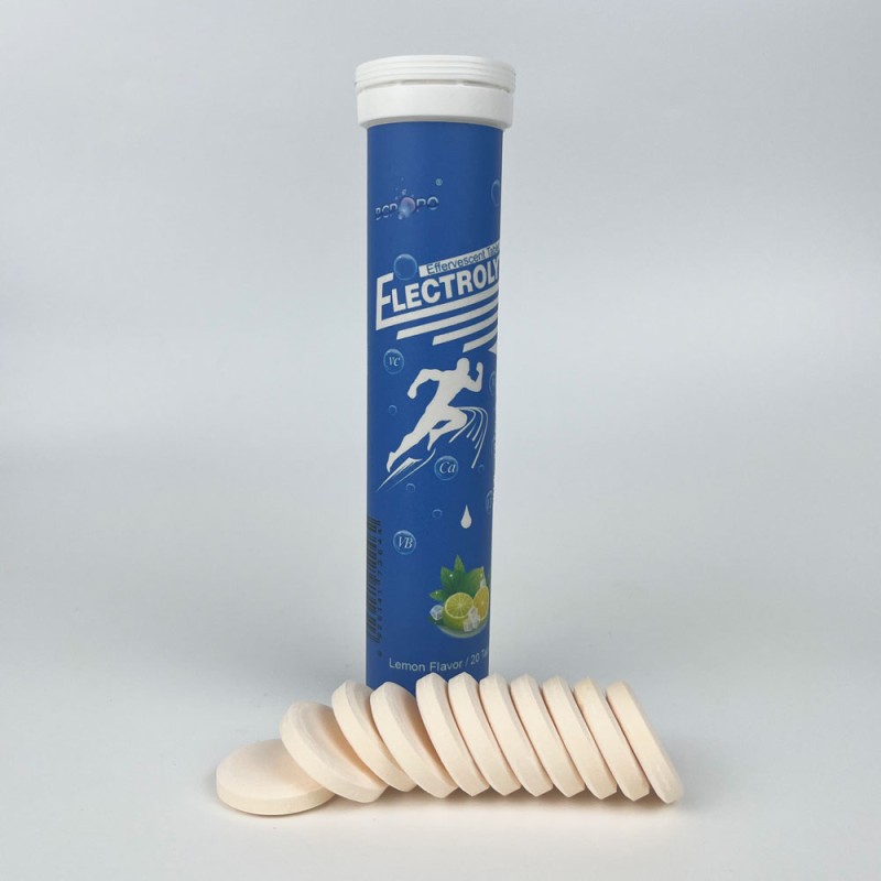 Biocaro Oem Private Label Custom Effervescent Tablet Soft Drink Fast Delivery Sports Supplements Effervescent Electrolyte Tablet